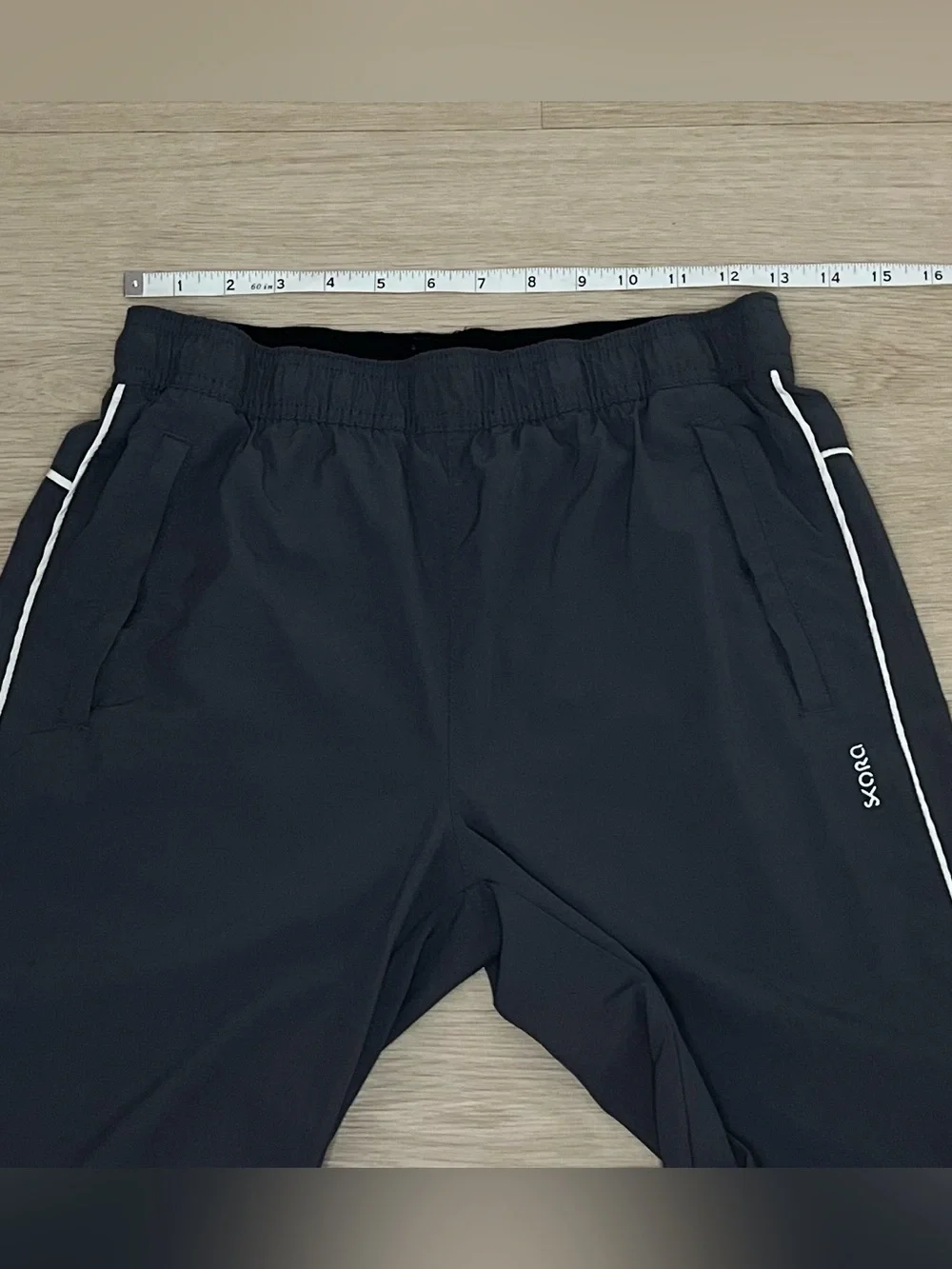 Skora Grey Jogger Pants with White Piping - Casual Athletic Style